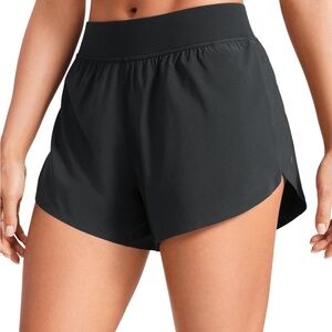 CRZ Black Athletic Shorts